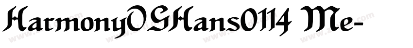 HarmonyOSHans0114 Me字体转换